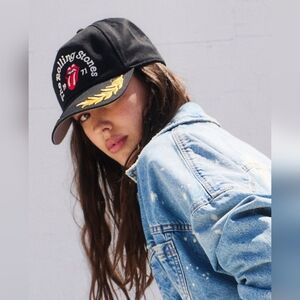 FREE PEOPLE the Rolling Stones Trucker Hat NWT